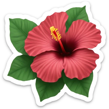 hibiscus sticker