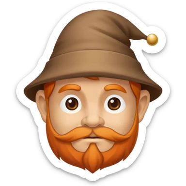 Dwarf with a hat sticker