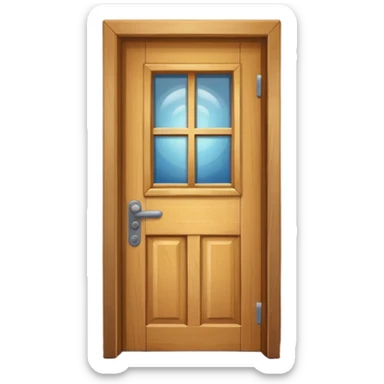 door corridor in school sticker