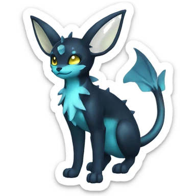 Umbreon-Vaporeon full body sticker