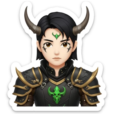 jinu from kpop demon hunters sticker