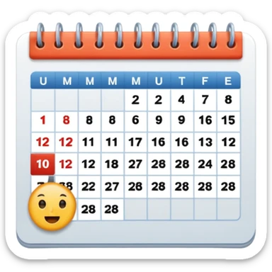 calendar sticker