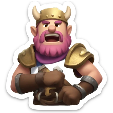  Clash royale hog rider sticker