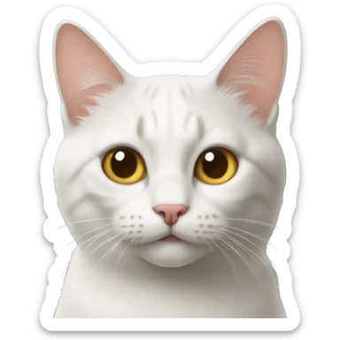 My cat name is Michigan sticker