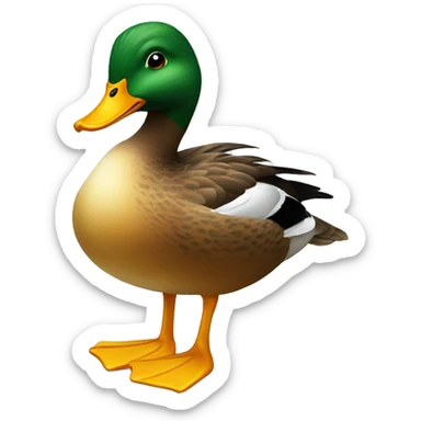 Duck sticker