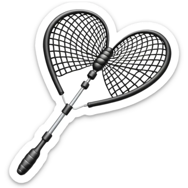 a telescopic butterfly net sticker