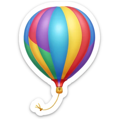 ballon string sticker
