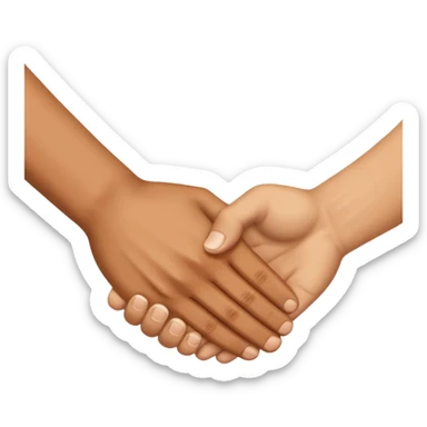 handshake, only hands sticker