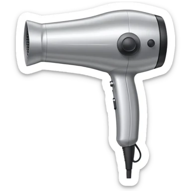 hair dryer sticker