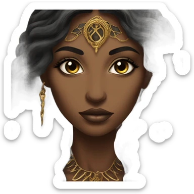 Scorpio goddess  sticker