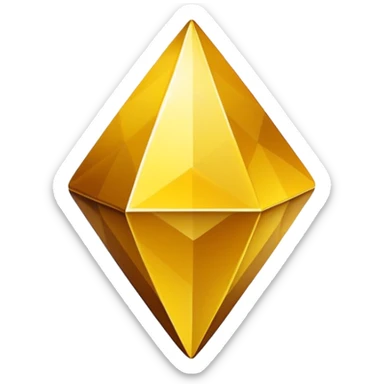 
striped yellow-brown plumbob sticker