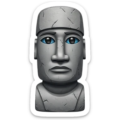 Sigma moai sticker