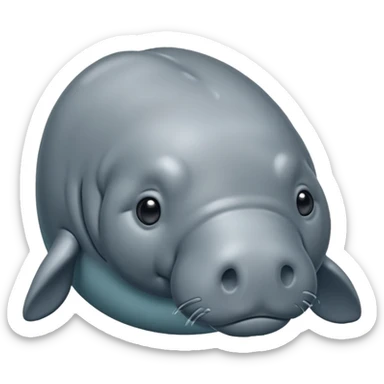 manatee sad sticker