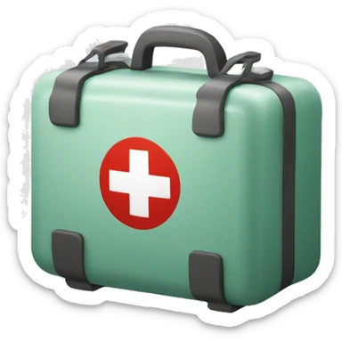 first-aid kit sticker
