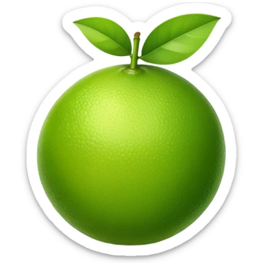 lime fruit sticker