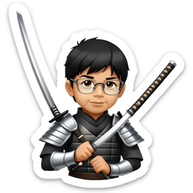 Modern Samurai sticker