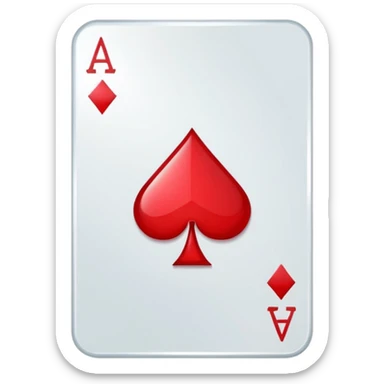 Ace of Diamonds Icon sticker