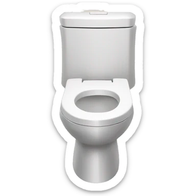Fancy bidet toilet sticker