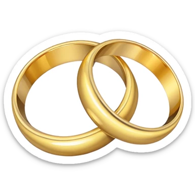 Wedding ring  sticker
