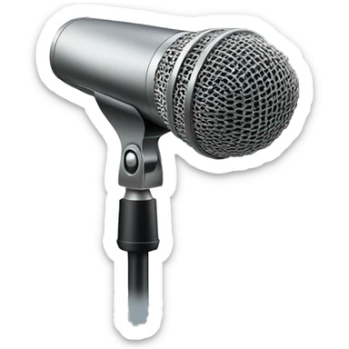 microphone sticker