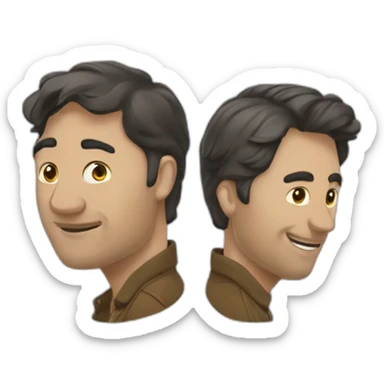 Deux tour jumelles sticker