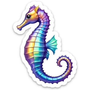 Морской конек sticker