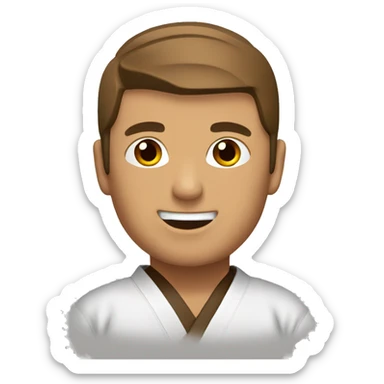Karate Brown belt sticker