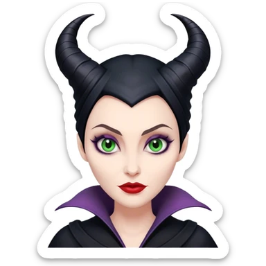 Maleficent the witch  sticker