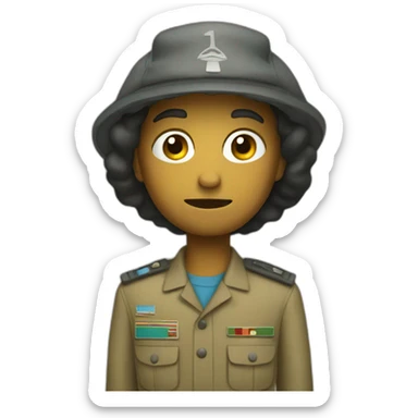 Un emoji fatigué sticker