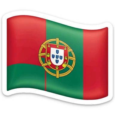 Portuguese flag sticker