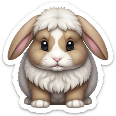 Mini lop  sticker