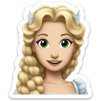 Glinda from The Wicked as Ariana Grande sticker