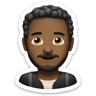 hombre con 2 sables de luz sticker