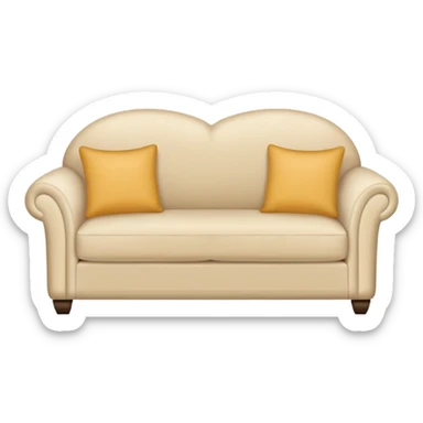 cozy sofa sticker