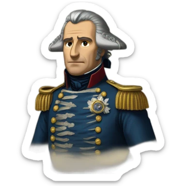 Napoléon rigole  sticker