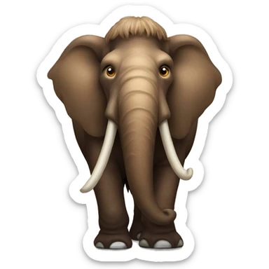 Mammoth sticker