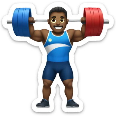 Olympic weightlifter  sticker