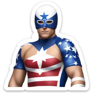 Cody Rhodes The American Nightmare WWE Pro Wrestler Red White And Blue Full Costume sticker
