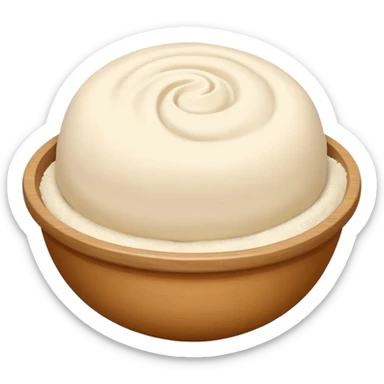 flour dough  sticker