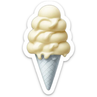 Vanilla icecream sticker