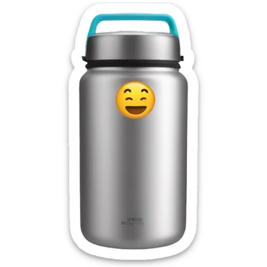 physically broken hydro flask sticker