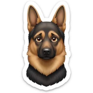 A german Shepherd dog sticker