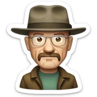walter-white-as-heisenberg sticker