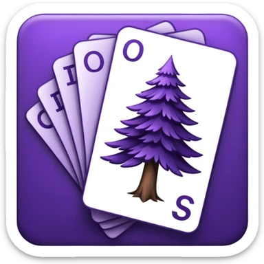 purple bank notes with darker purple pine logo on it sticker