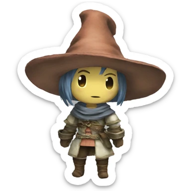 vivi from final fantasy IX sticker