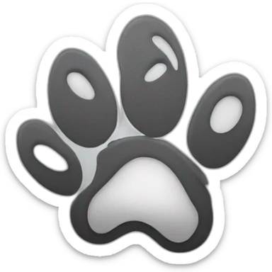 Paw sticker
