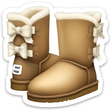 Bailey uggs with bow pair sticker