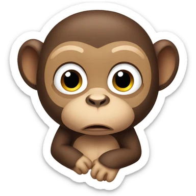  cute Monkey sticker
