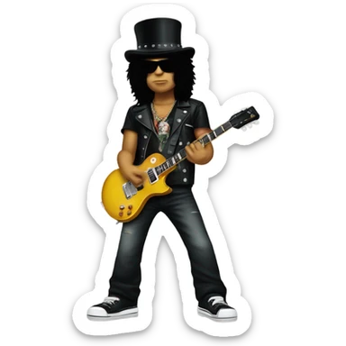 slash from guns n’ roses sticker
