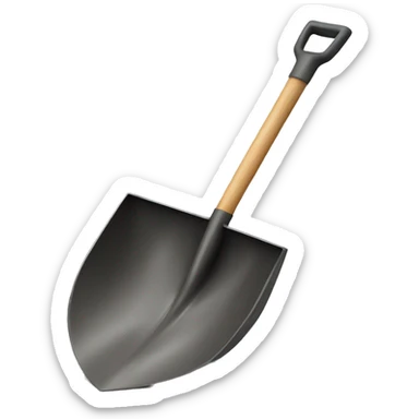 Shovel sticker
